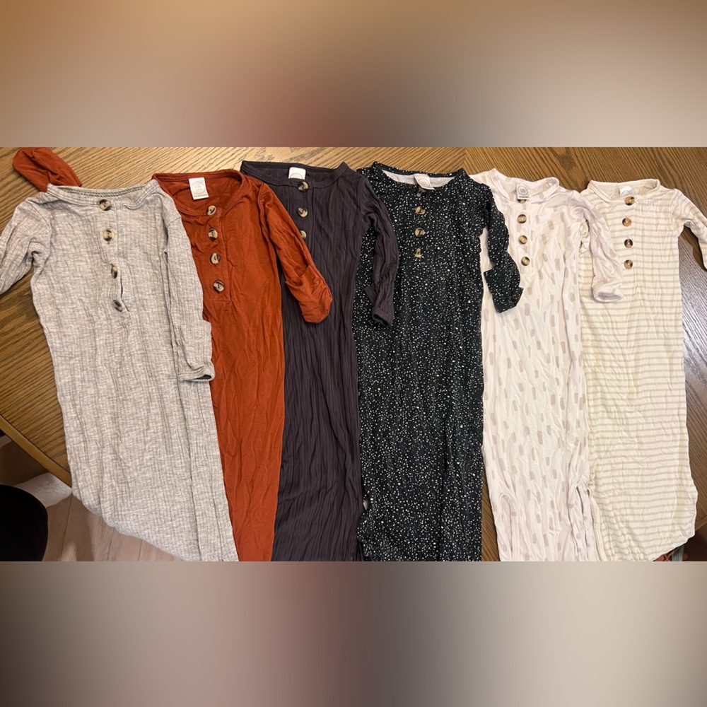Lou Lou and Company knotted gowns